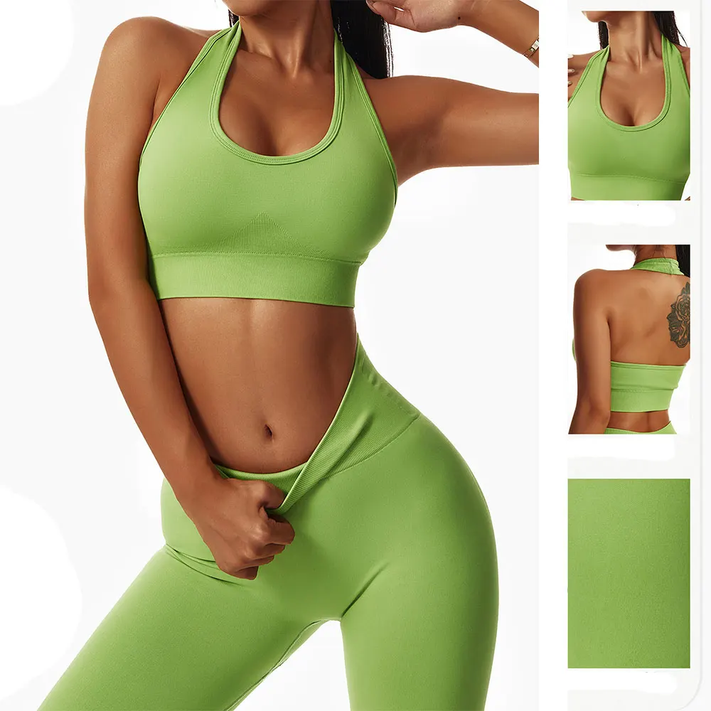 Top Trends: Yoga Sport Sets Fitness Sportwear Women 2 Pieces Set Women's Tracksuit Sport Bra High Waist Leggings GYM Shorts Workout Clothes Shoppable Styles