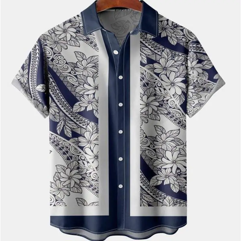 Top Trends: Flower Pattern Shirt For Mens Vintage Clothes Vacation Short Sleeve Floral Casual Social Oversized Printed Fashion Tops Dazn Shoppable Styles