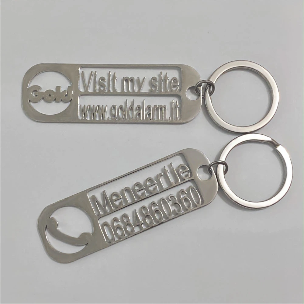 Top Trends: Custom Name Letter Keyring For Women Men Personalized Unique Mobile Phone Car Number Door Number Address Company Keychain Gifts Shoppable Styles