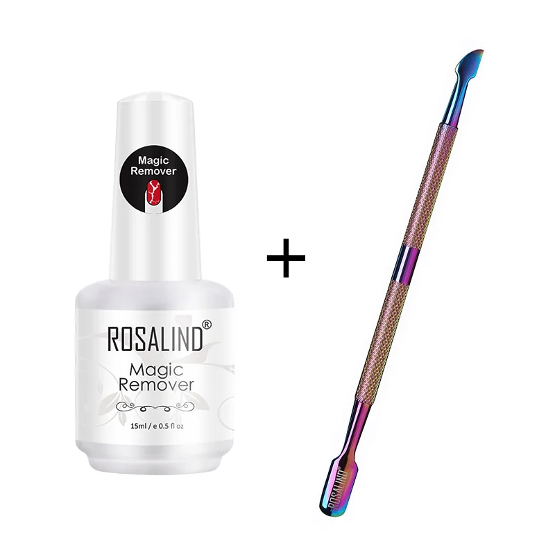 Top Trends: ROSALIND Fast Magic Remover Tool Kits Manicure Art Design Base Top Delete Magic Burst Gel Semi Permanent Varnish Polish Nail Shoppable Styles