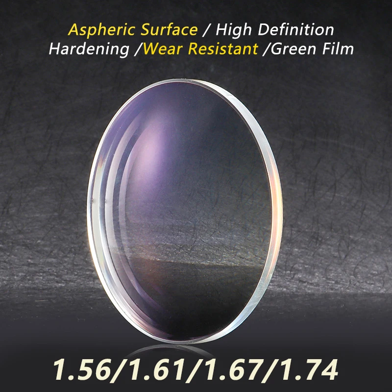 Top Trends: 1.56 1.61 1.67 1.74 HD Transparent Aspheric Anti-scratch Anti-reflection CR39 Resin Myopia Hyperopia Optical Lenses Man Woman Shoppable Styles