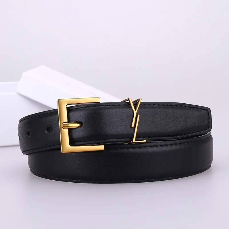 Top Trends: Fashion Pu Leather Belt For Women Designer Metal Buckle Waist Strap Female Jeans Dress Trouser All-match Decorative Waistband Shoppable Styles