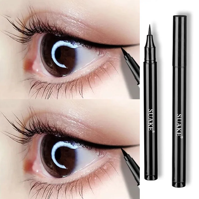 Top Trends: Waterproof Liquid Eye Liner Black Matte Smooth Eyeliner Pen Long-lasting Quick Drying Eyeliner Pencil Beauty Natural Eye Makeup Shoppable Styles - Image 4