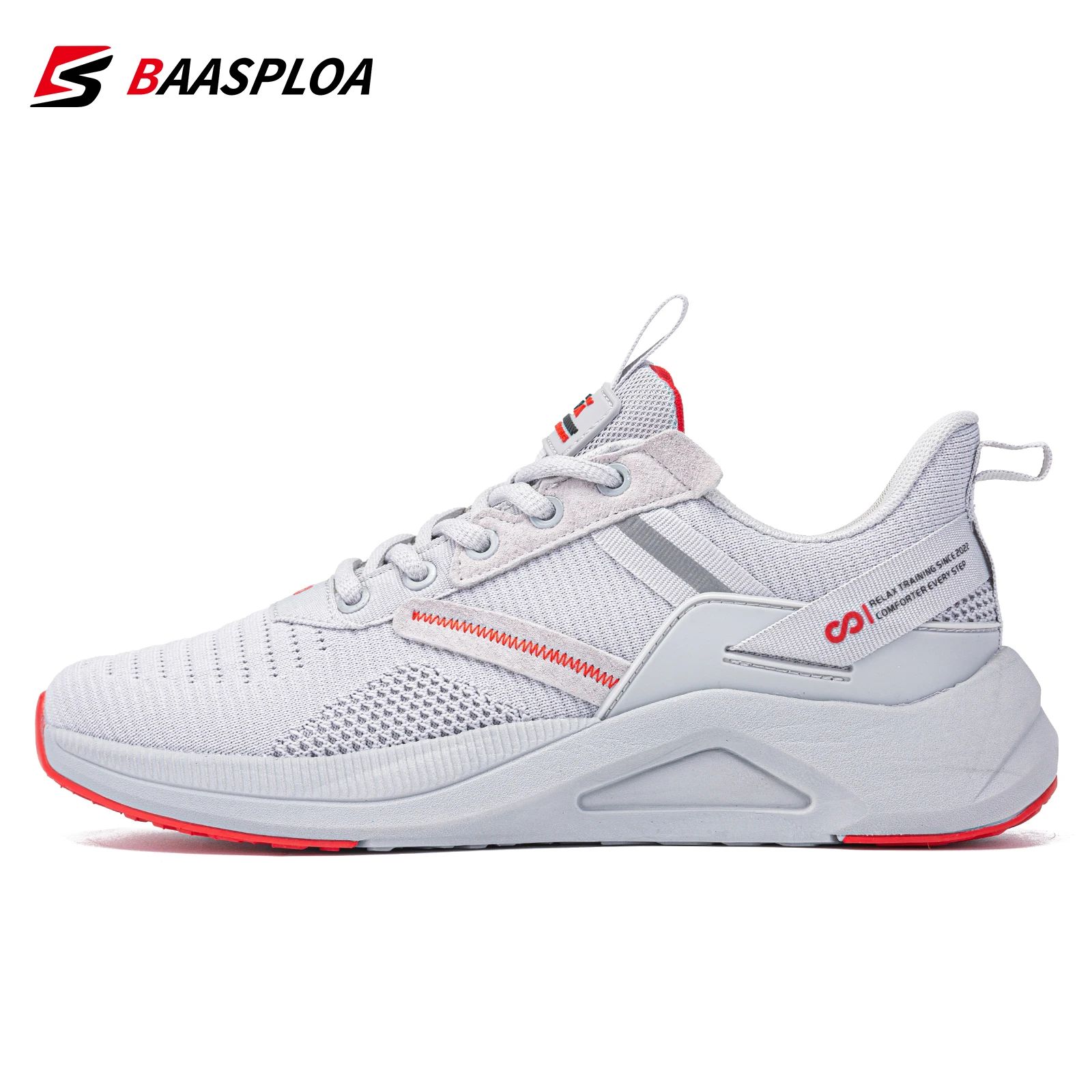 Top Trends: Baasploa Fashion Sneakers Spring New Men Shoes Breathable Running Shoes Comfortable Casual Shoes Mesh Athletic Shoes For Men Shoppable Styles