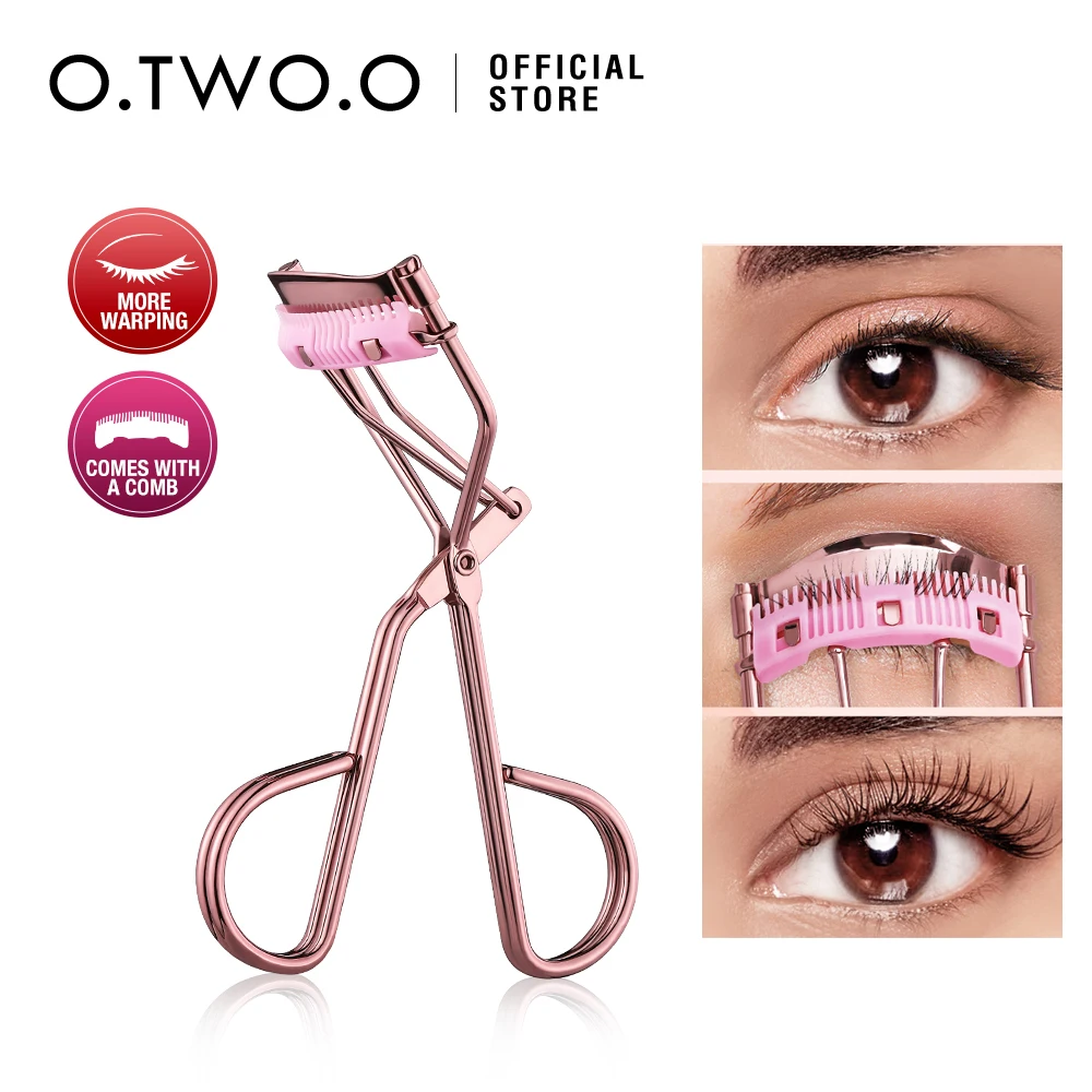 Top Trends: O.TWO.O Eyelash Curler Comb Eyelashes Fits All Eye Shapes Lash Lift Curling Clip Eye Makeup Tools With 1 Silicone Refill Pads Shoppable Styles