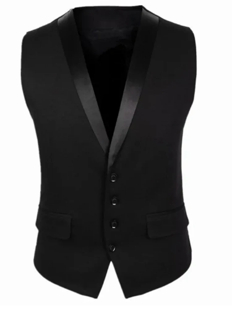 Top Trends: Mens Vest New Arrival Fashion Slim Fit Men Suit Vest Men Vest Casual Sleeveless Formal Business Jacket Shoppable Styles