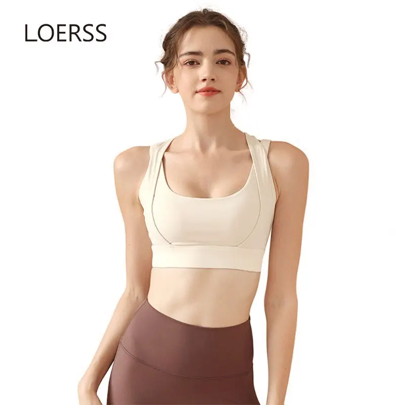 Top Trends: LOERSS Sports Bra Shockproof Seamless Adjustable For Women Sport Vest Breathable Yoga Tank Top Fitness Running Female Sportswear Shoppable Styles