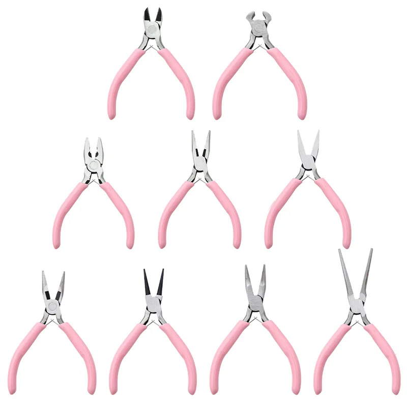 Top Trends: 1PCS Mini Pliers Diagonal Pliers Round Bent Needle Nose Cutter Handcraft Beading Insulated Plier For Jewelry Making Hand Tool Shoppable Styles - Image 4