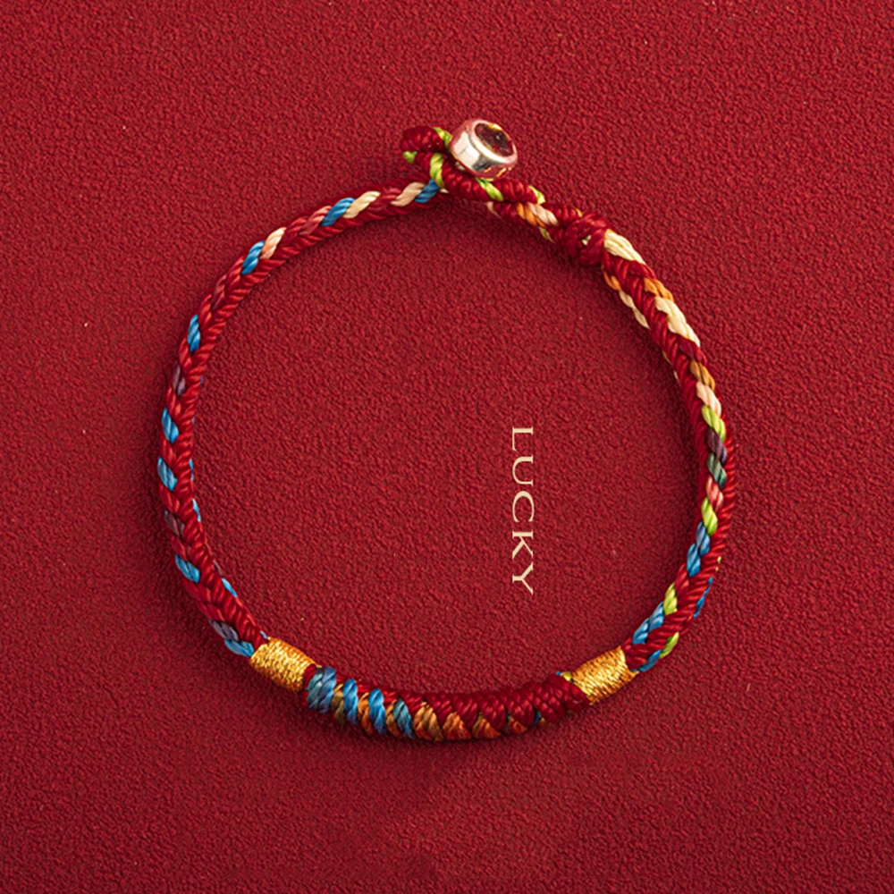 Top Trends: Handmade Tibetan Bracelet Colorful Thread Good Lucky Charm Rope Bracelet &amp; Bangles For Women Men Knots Red Thread Bracelets Shoppable Styles