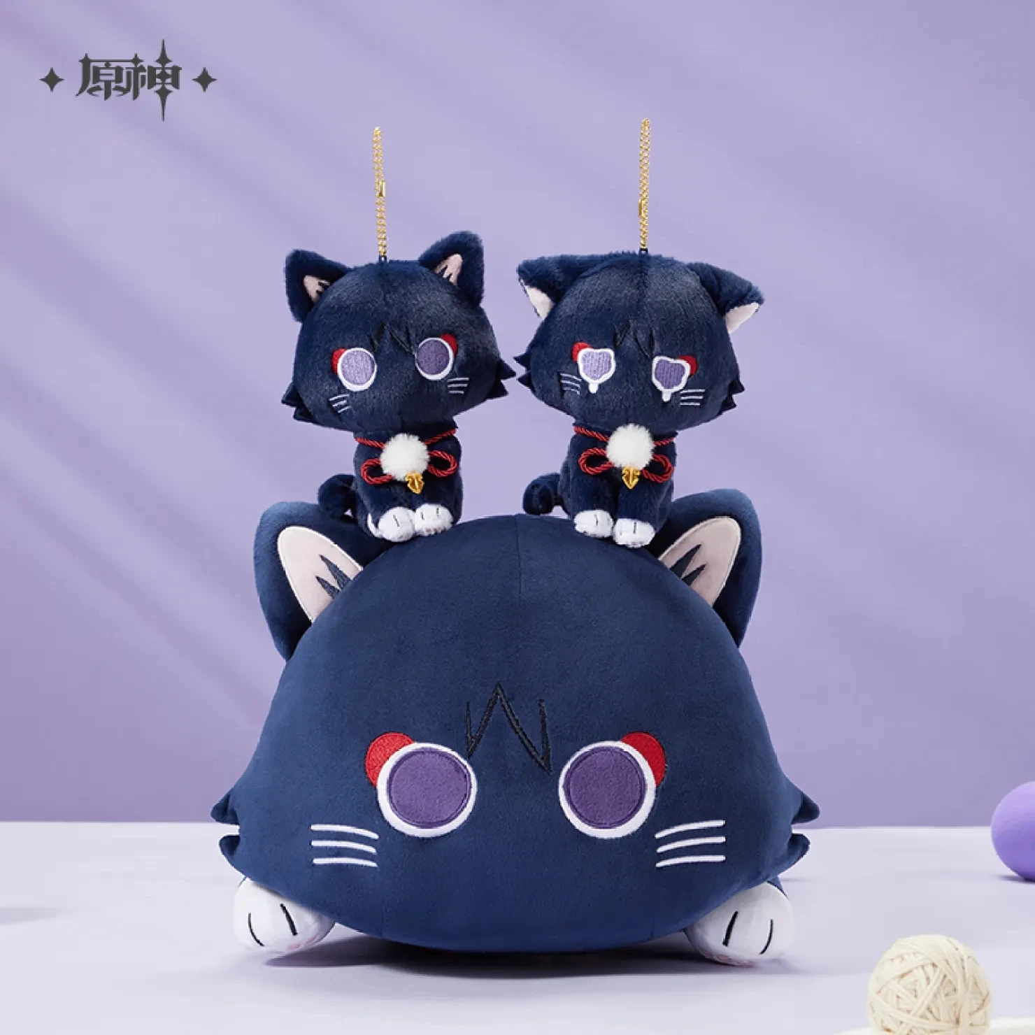 Top Trends: Genuine Anime Cosplay Game Genshin Impact Wanderer Fairytale Cat Plush Pillow Cartoon Pendant Soft Accessories Kids Xmas Gift Shoppable Styles