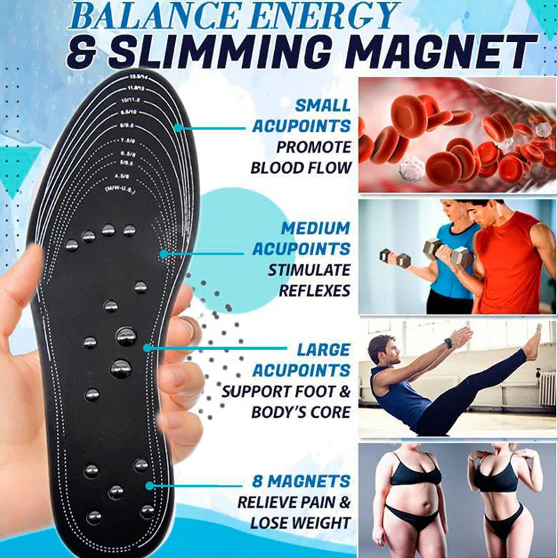 Top Trends: Magnetic Massage Insole Arch Support Flatfoot Premium Orthopedic Insoles Pressure Of Movement For Feet Damping Cushion Insole Shoppable Styles