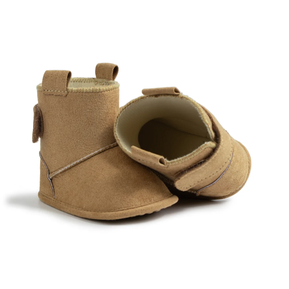 Top Trends: KIDSUN Newborn Snow Baby Booties Toddler First Walkers Shoes Winter Warm Cotton Anti-Slip Sole Baby Boy Girl Crib Shoes Shoppable Styles - Image 2