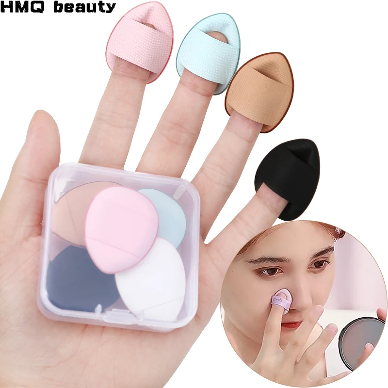 Top Trends: 5 / 10 / 20 Pcs Mini Finger Puff Foundation Powder Detail Makeup Sponge Face Concealer Cream Blend Cosmetic Accessories Makeup Tools Shoppable Styles