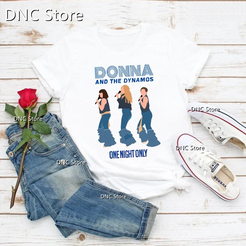 Top Trends: New Women'S T-Shirt Music Singer Donna And The Dynamos Mamma Mia Graphic Print Tee Shirt Femme Fashion Femme Tshirt Ulzzang Tee Shoppable Styles