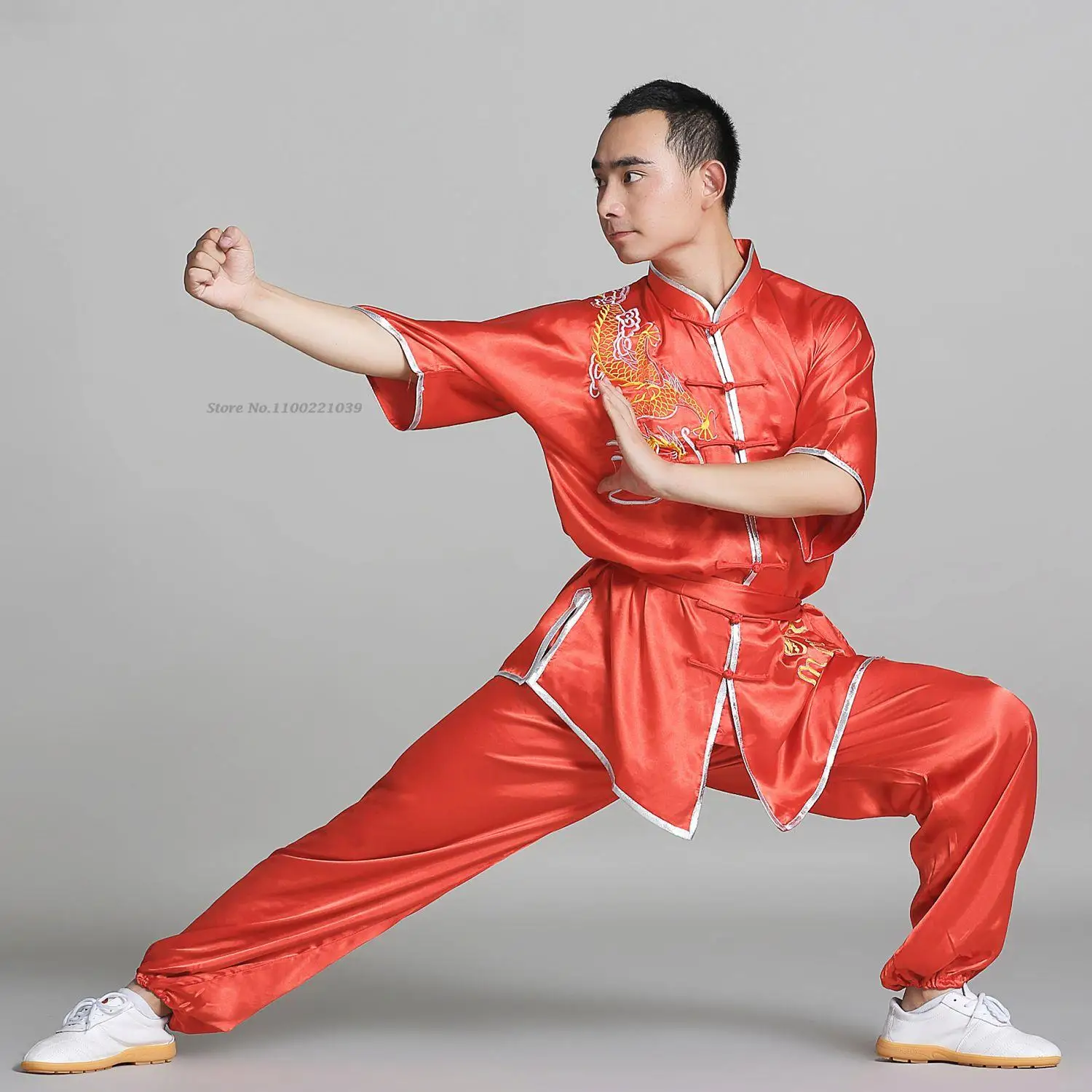 Top Trends: 2024 Chinese Vintage Kung Fu Set Traditional Chinese Clothing Wushu Tai Bruce Costume Vintage Hanfu Clothes Oriental Tang Suit Shoppable Styles