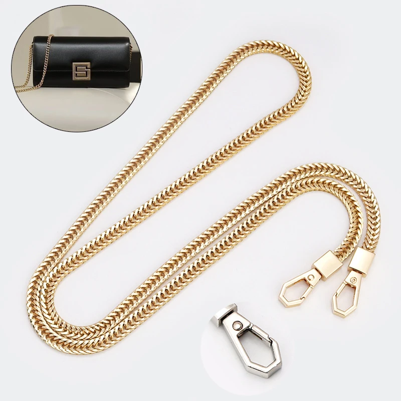 Top Trends: NEW Metal Alloy Bag Chains Women Shoulder Bag Straps 6mm Handbag Handle Chain Purse Chain Belt Replacement Bag Accessories Shoppable Styles