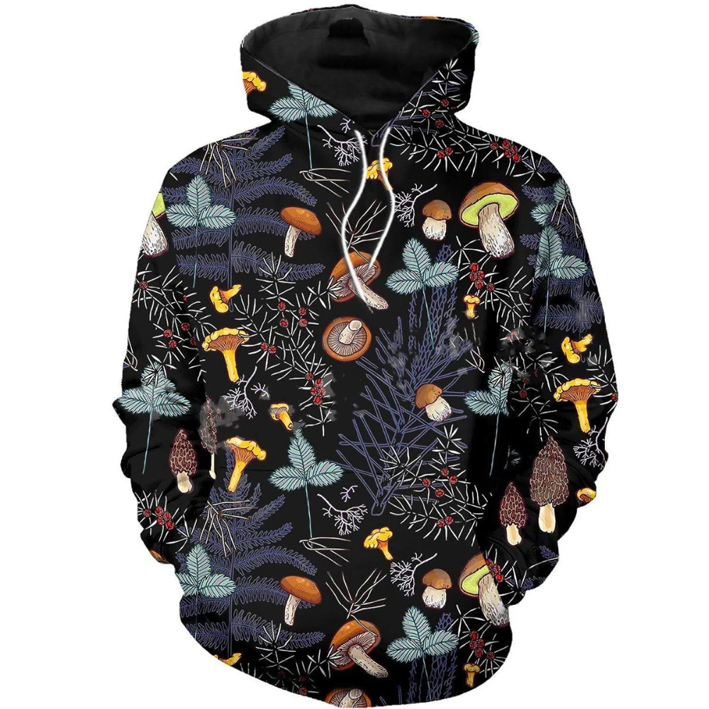 Top Trends: New Men's And Women's 3D Mushroom Pattern Camouflage Hoodies Harajuku Men's Sweater Clothing Fun Essential Sweatshirt Shoppable Styles