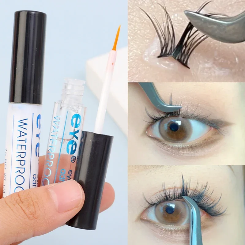 Top Trends: Waterproof Strong Adhesive Eyelash Glue Quick Dry No Irritant False Eye Lashes Glue Clear Black Color Makeup Eyelashes Extension Shoppable Styles