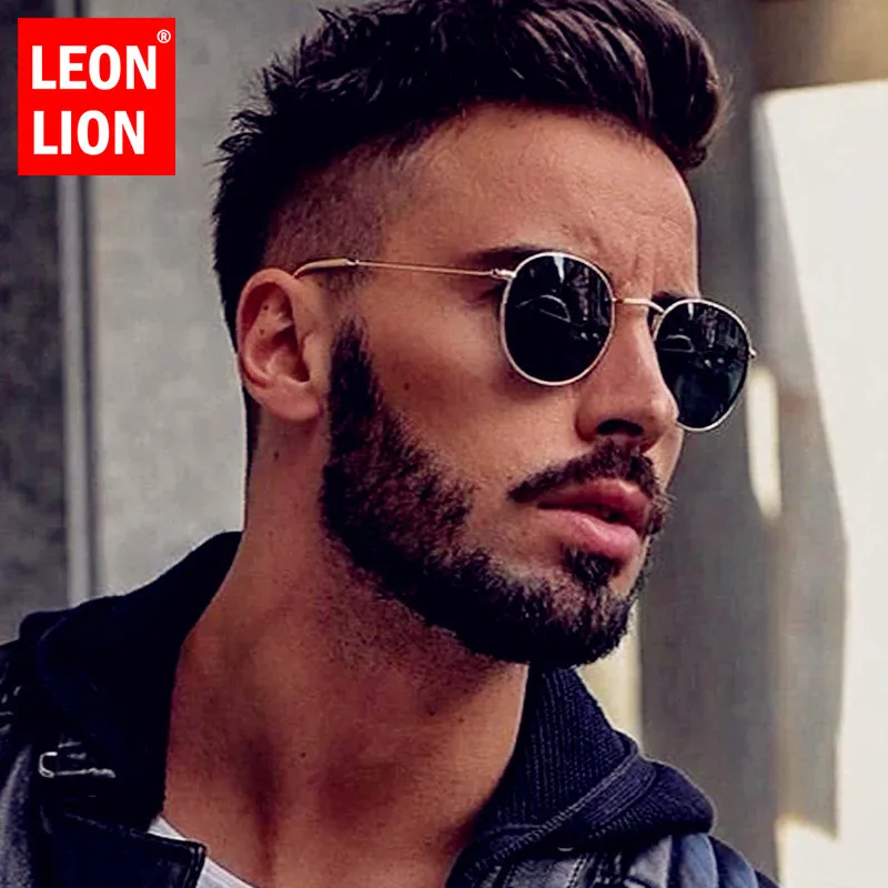 Top Trends: LeonLion 2023 Round Retro Sunglasses Men Round Vintage Glasses For Men / Women Luxury Eyewear Men Metal Lunette Soleil Homme UV400 Shoppable Styles