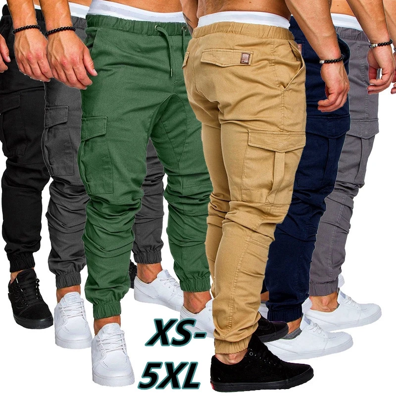 Top Trends: Spring Autumn Men&#039;s Cargo Pants Joggers Sweatpants Male Casual Hip Hop Harem Pants Slim Fit Trousers Sportswear Shoppable Styles