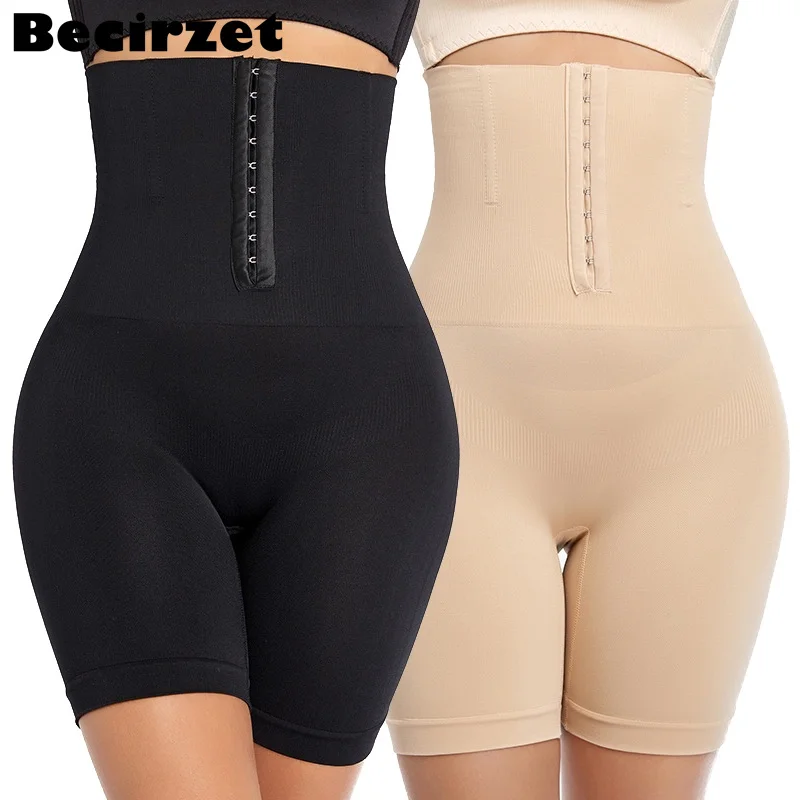 Top Trends: High Waist Flat Belly Belt Stretch Shapewear Waist Sheath Slimming Panties Abdomen Control Women Body Shaper Modeling Straps Shoppable Styles