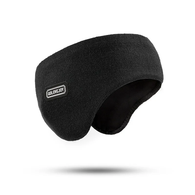 Top Trends: Autumn Winter Ear Covers Men Women Cycling Padded Ear Warm Foldable Windproof Knitted Double Warm Ear Muff Run Cap Shoppable Styles - Image 2