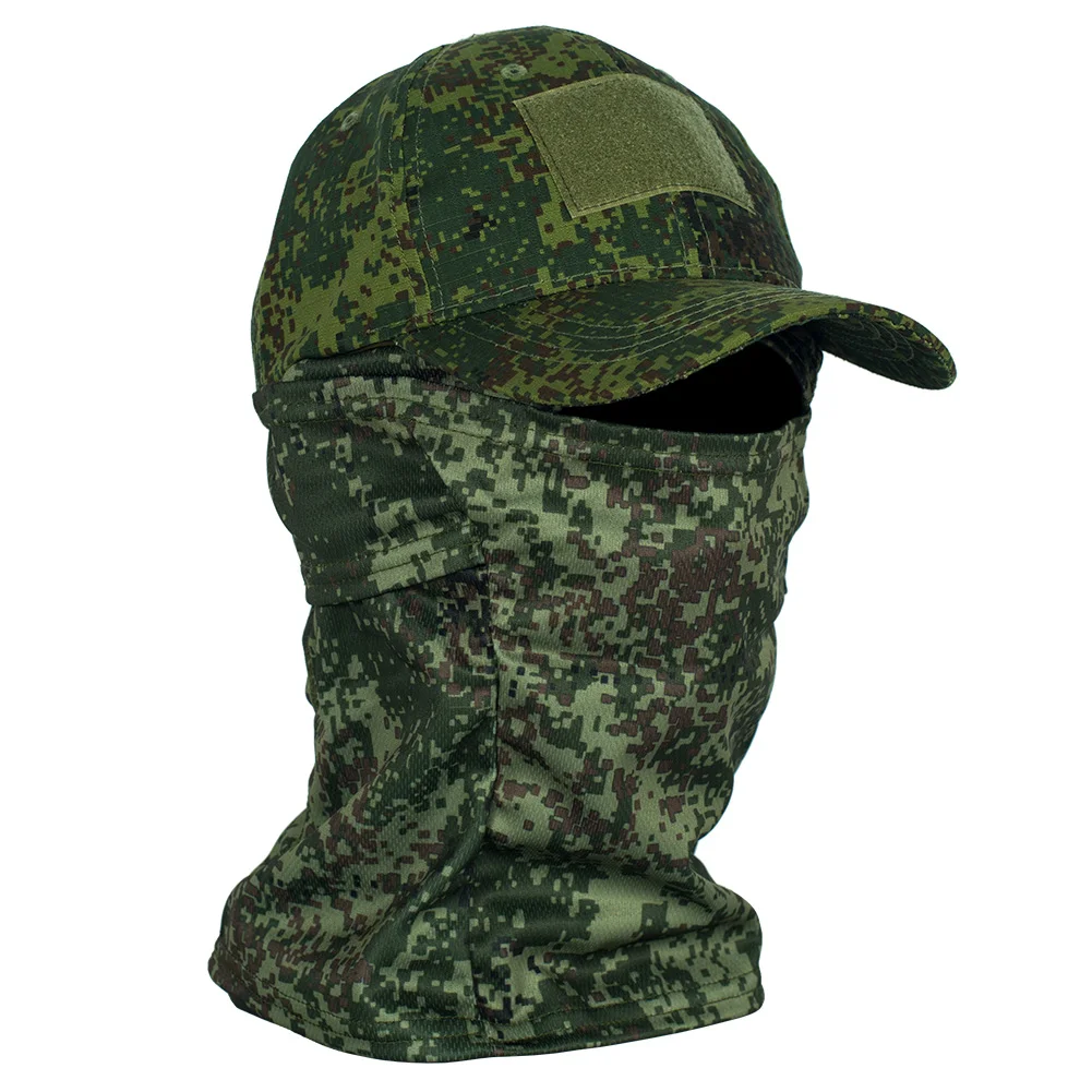 Top Trends: Russian Tactical Camouflage Mask Hat Baseball Cap Beanies Military Army Skullies Unisex Hip Hop Knitted Cap Elastic Outdoor Cap Shoppable Styles