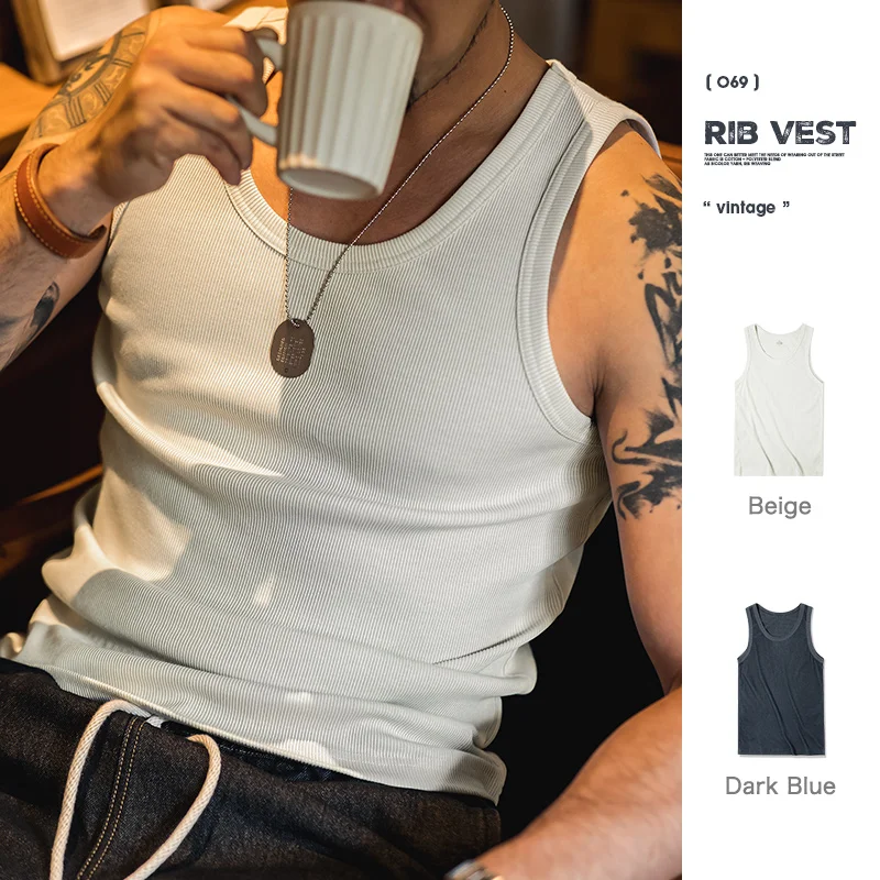 Top Trends: Maden 2023 New Men's Tank Tops Without Sleeve Brand New Plain Tank Top Men Muscle Vest Sleeveless Tshirts For Men Shoppable Styles