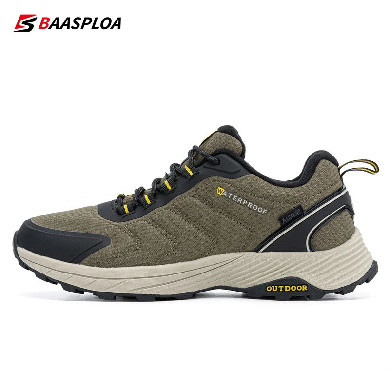 Top Trends: Baasploa New Hiking Shoes For Men Non-Slip Sneakers Lightweight Outdoor Sneaker Waterproof Male Walking Shoes Comforty 2022 Shoppable Styles