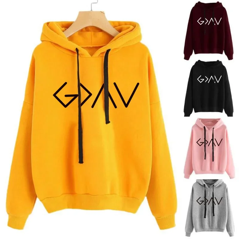 Top Trends: Ladies Hoodie Hoodie Ladies Hooded Print Casual Pullover Harajuku Girls Long Sleeve Spring Autumn Sweatshirt Shoppable Styles