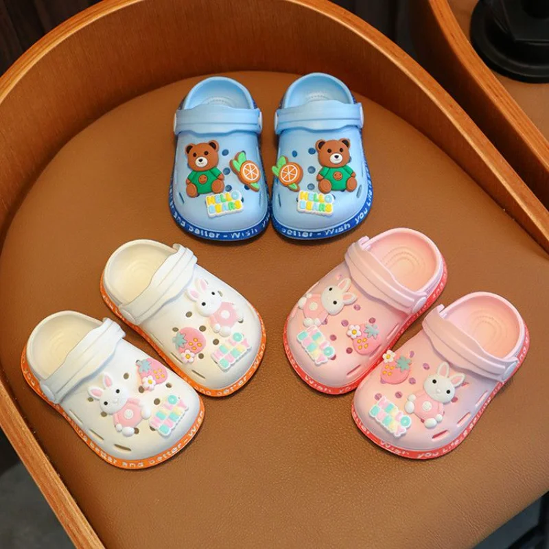 Top Trends: Baby Sandals And Slippers, Anti-skid, Baotou, Baby And Child Hole Shoes, 1 To 3 Years Old, Lovely Boys And Girls In The Bathroom Shoppable Styles