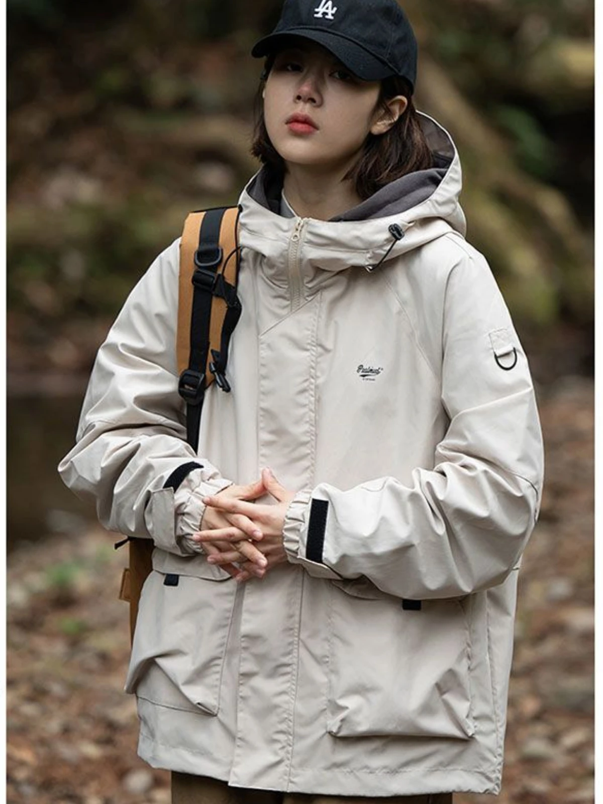 Top Trends: Long Sleeve Women's Jacket Sportswear Hooded Coat Multiple Pockets Casual Assault Suit Oversize Tops Outdoor Sports Clothes Shoppable Styles