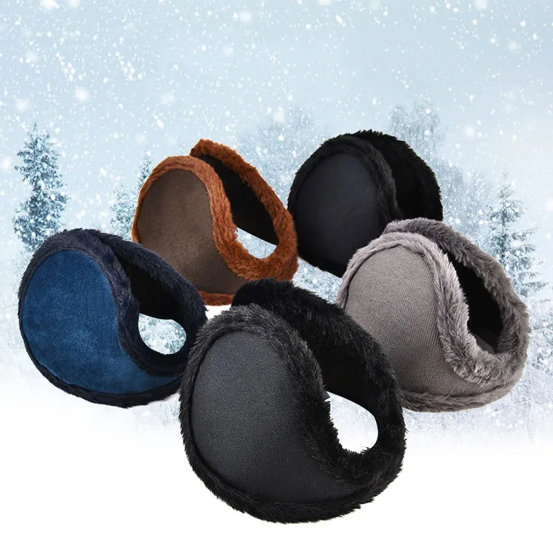 Top Trends: Winter Plush Thickening Earmuffs Ear Warmer Women Men Cold Proof Fashion Solid Color Earflap Outdoors Soft Protection Ear-Muffs Shoppable Styles - Image 5