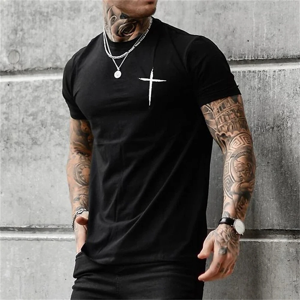 Top Trends: Men&#039;s T-shirt Stripes T Shirt Summer 3D Poker Printed Short Sleeve Vinatge Tops Fashion Street Hip Hop Tees Shirt Men Clothing Shoppable Styles