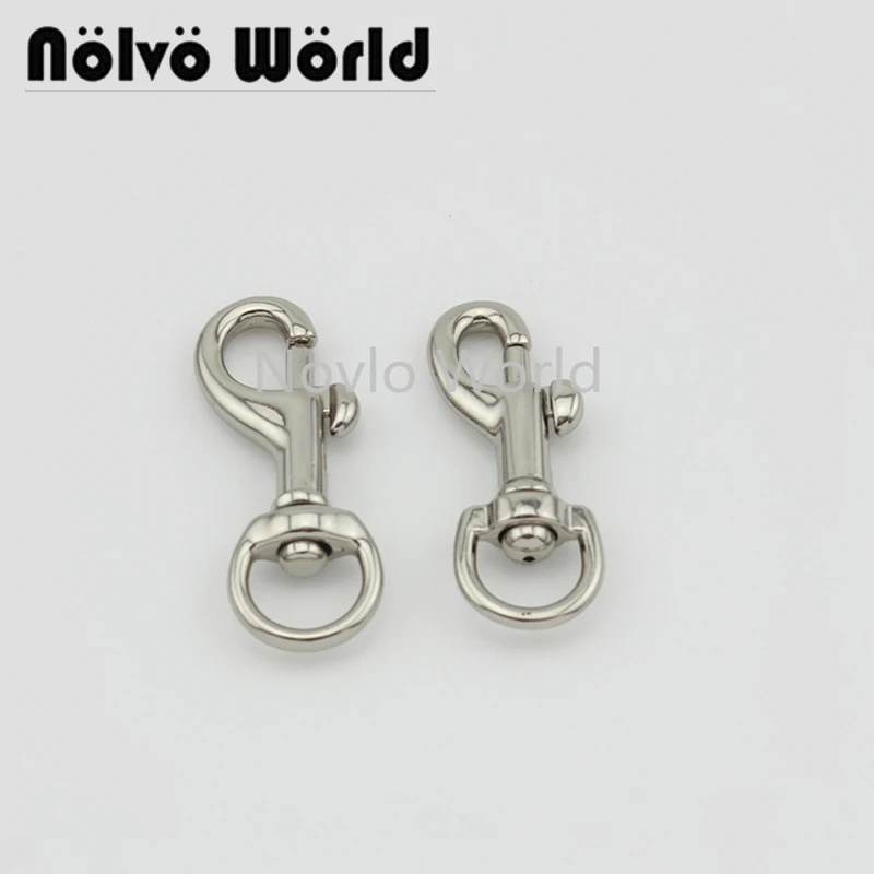 Top Trends: Nolvo World 5-20-100pcs 5 Clolrs 46*12mm 1/2&quot; Metal Buckles For Bag Dog Collar Lobster Clasps Snap Hooks Shoppable Styles