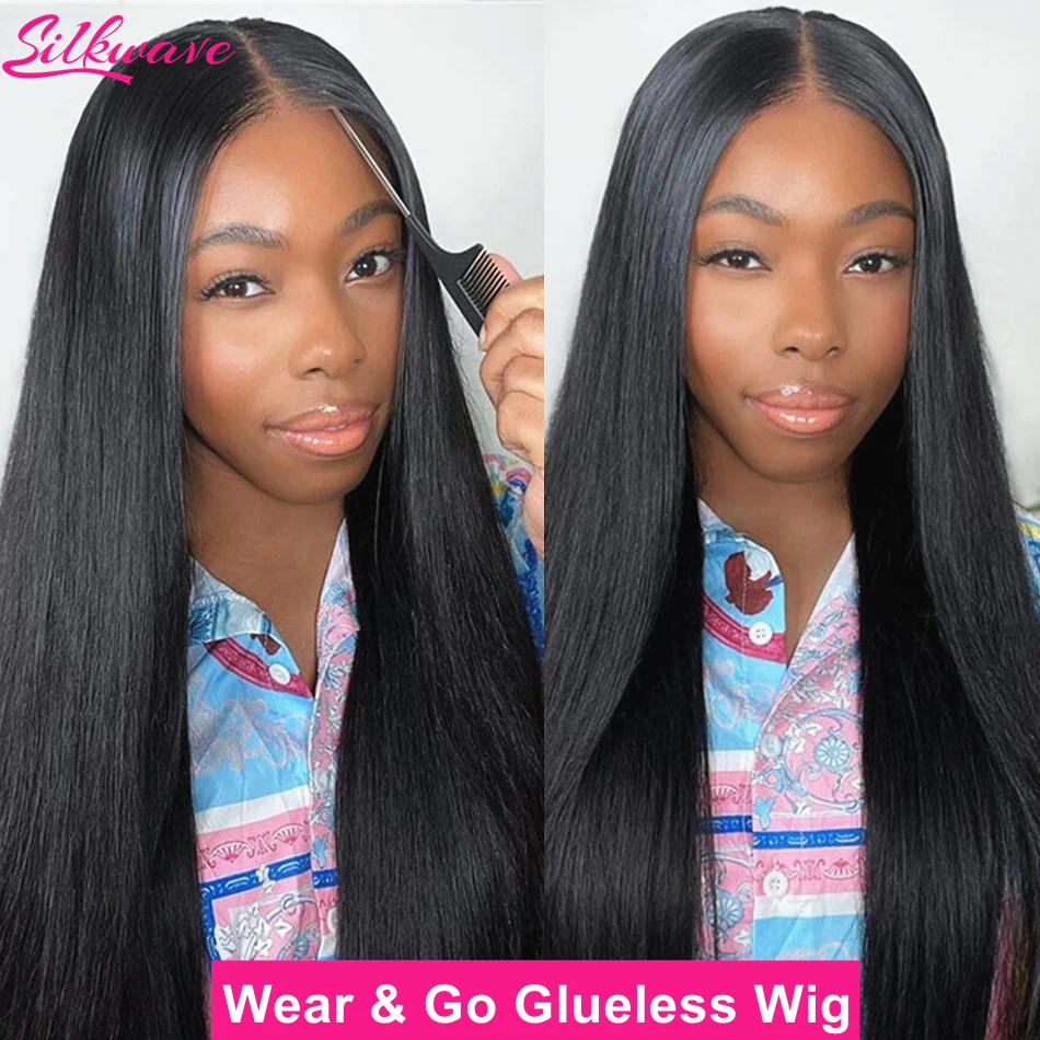 Top Trends: Throw On And Go Glueless Straight 5x5 4x4 Hd Lace Closure Wig Human Hair Wigs For Women Ready To Wear Wigs Pre Cut Preplucked Shoppable Styles