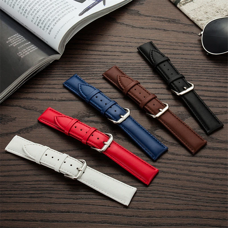 Top Trends: Genuine Leather Watch Bands Strap 12mm 13mm 14mm 15mm 16mm 17mm 18mm 19mm 20m 21mm 22mm 23mm 24mm Men General Watch Band Strap Shoppable Styles