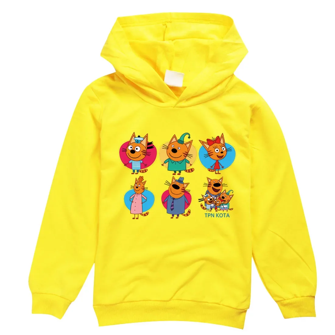 Top Trends: Kid-E-Cats Cotume Kids Russian Три Кота My Family Three Happy Cats Clothes Baby Girls Sweatshirts Boys Fashion Hooded Outerwear Shoppable Styles - Image 5