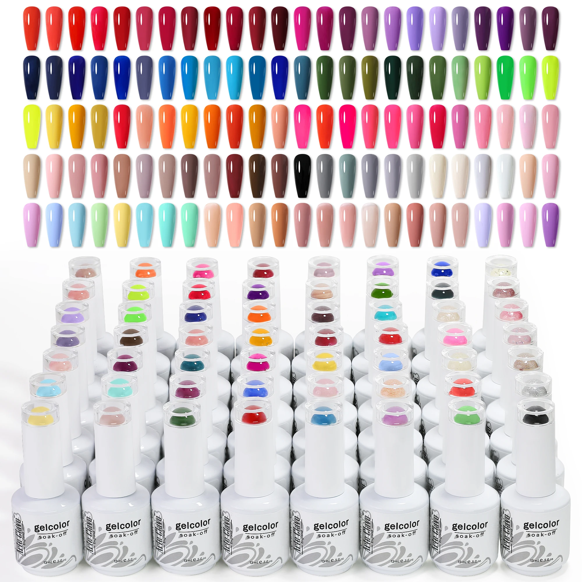 Top Trends: Arte Clavo 15ml Gel Nail Polish Nail Supply Wholesale Soak Off UV LED Gel Lacquer Nail Art Glitter Polish Long Lasting Gel Shoppable Styles