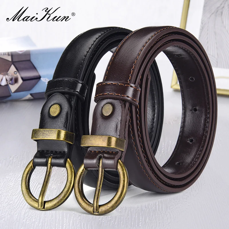 Top Trends: Maikun New Women's Alloy Pin Buckle Thin Belt Summer Vintage All-Match Jeans Thin Belt Shoppable Styles