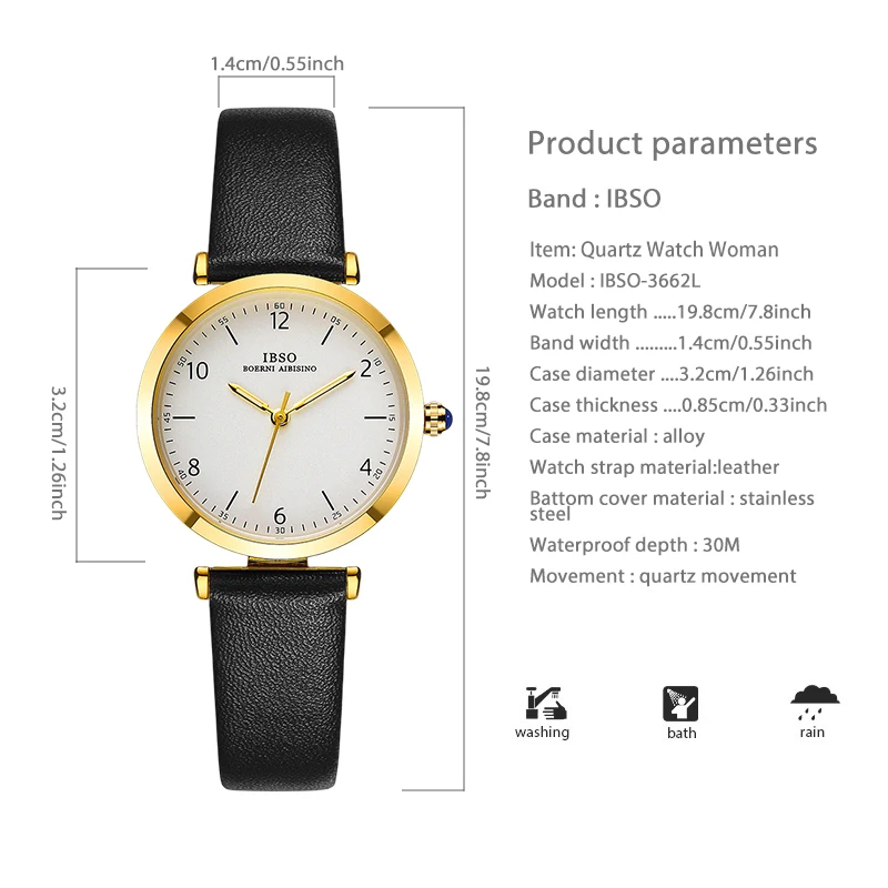 Top Trends: Luxury Gold Watches Women Brown Leather Original Brand Wrist Clock Female Gifts Waterproof Casual Ladies Small Quartz Watches Shoppable Styles - Image 6