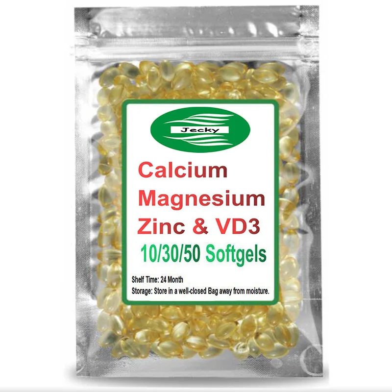 Top Trends: 50PCS, Calcium Magnesium Zinc & Vitamin D3 Softgel Shoppable Styles