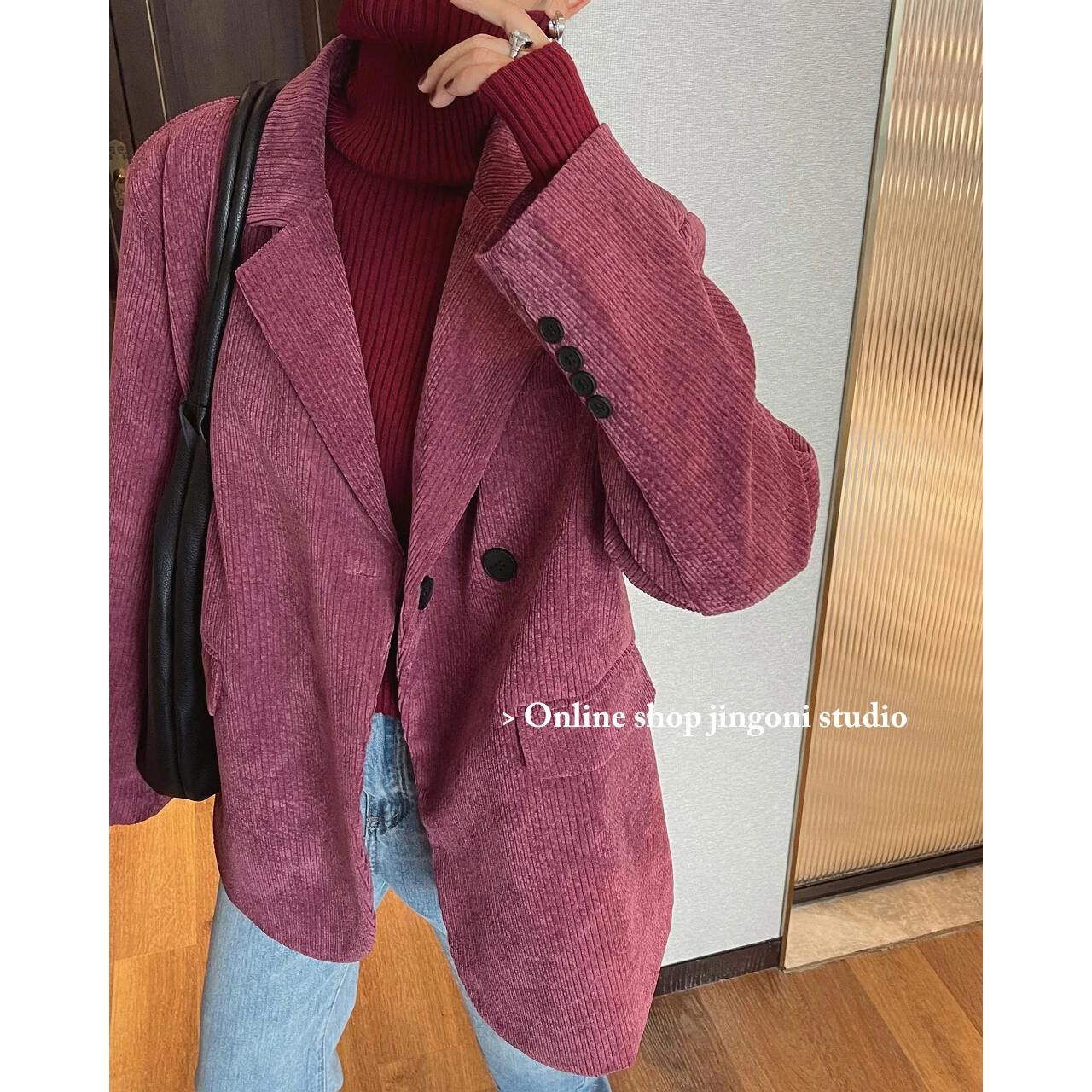 Top Trends: 2022 Women Corduroy Oversize Jackets Blazers Trench Coats Y2k Clothes Windbreaker Overcoat Autumn Winter Oem Stylish Chic Outer Shoppable Styles