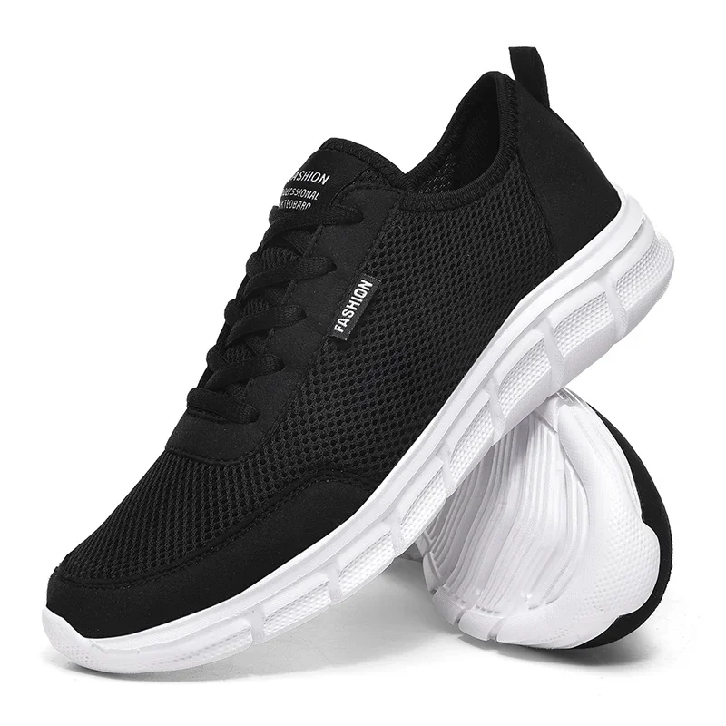 Top Trends: Best-selling Lightweight Fashion Running Shoes Men's Breathable Walking Jogging All Seasons All-match Mesh Training Shoes 39-48 Shoppable Styles - Image 2