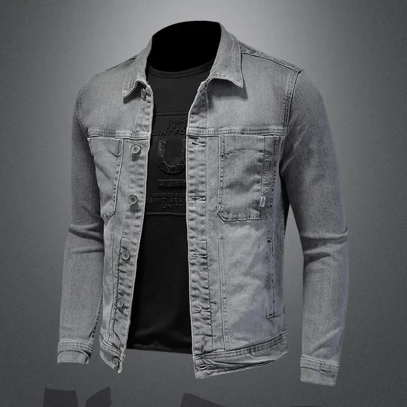 Top Trends: Autumn New Washed Classic Men&#039;s Denim Jacket Street Handsome Trend Jacket High Street Retro Casual Versatile Men&#039;s Clothing Shoppable Styles