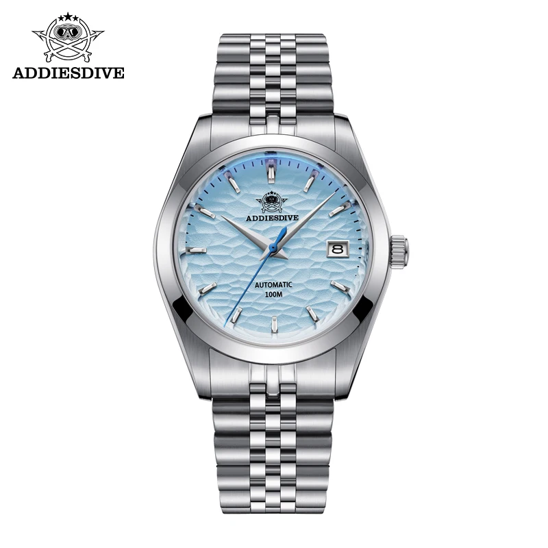 Top Trends: ADDIESDIVE Men Dress Watch 39mm Luxury Sapphire Relojes часы 10Bar Waterproof NH35 Stainless Steel Automatic Mechanical Watches Shoppable Styles