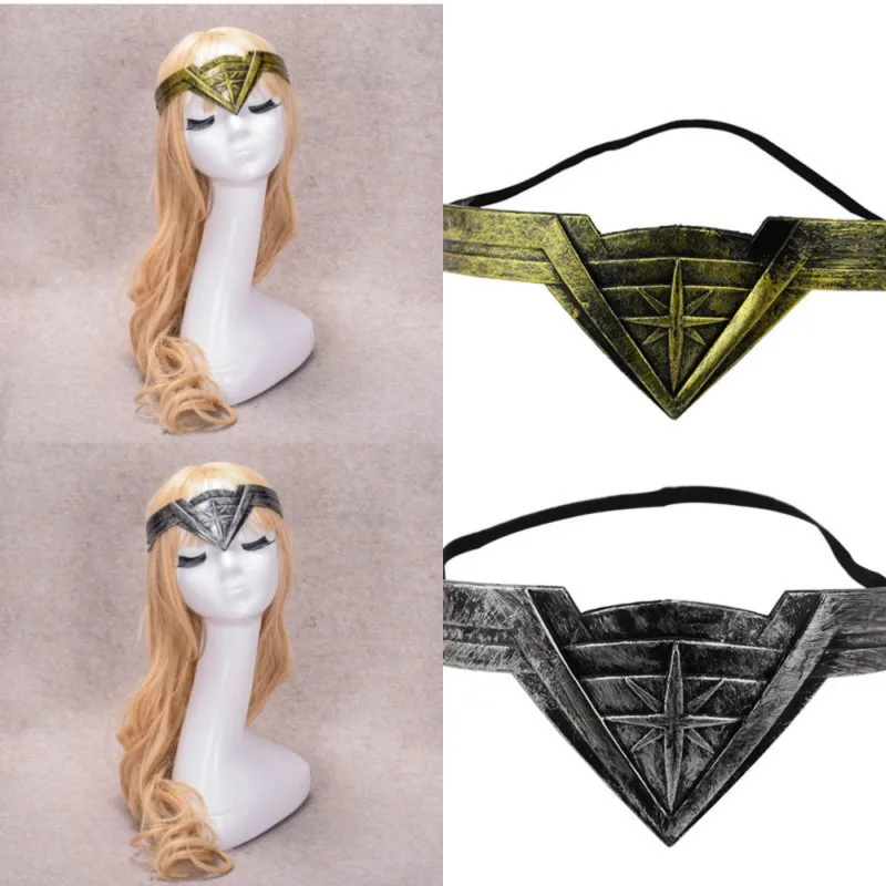 Top Trends: Funny Superhero Crown Plastics Headwear Cosplay Diana Prince Princess Costume Halloween Accessory Prop Festival Decoration Gift Shoppable Styles