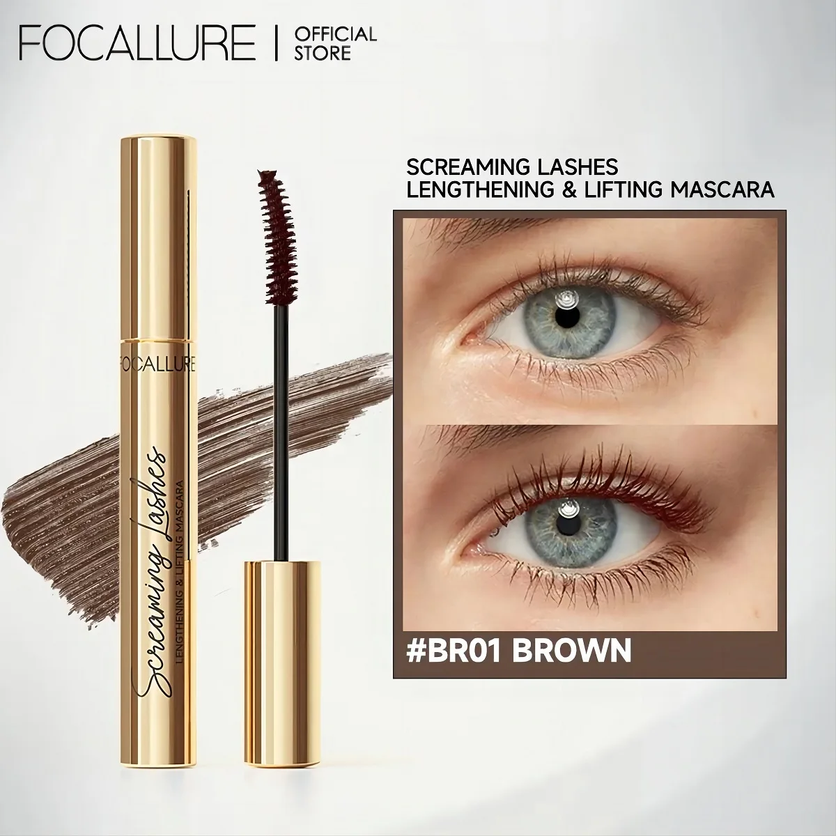 Top Trends: FOCALLURE Black Mascara Waterproof Long-wearing Long-lasting Fast Dry Eyelash Extension Curling Lengthening Makeup Cosmetics Shoppable Styles