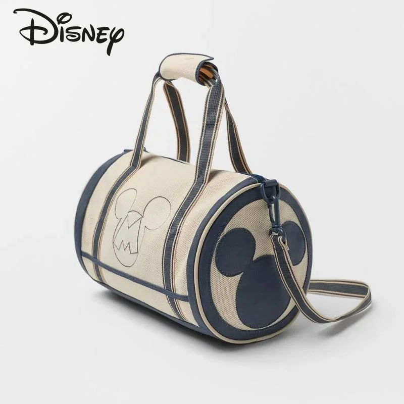 Top Trends: Disney Mickey Mouse Children&#039;s Travel Bag Canvas Light Children&#039;s Handbag Cylinder Large Capacity Women&#039;s Messenger Bag Shoppable Styles