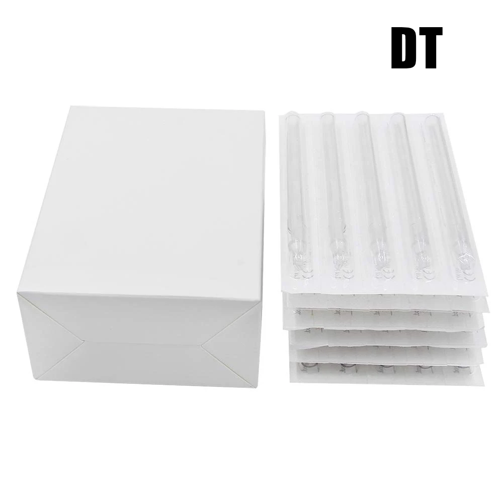 Top Trends: 50PCS White Clearly Tattoo Long Tips 3 / 5 / 7 / 9 / 11 / 14DT Size Disposable Plastic Long Tattoo Tips Nozzle Tube For Tattoo Supplies Shoppable Styles